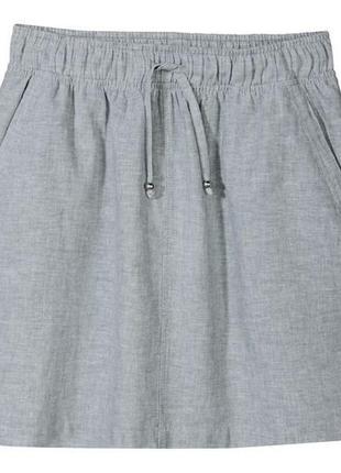 Легка женская юбка лен р. 40, esmara3 фото