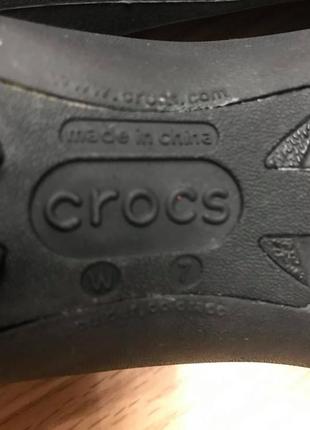 Кроксы crocs балетки туфли w7  ст.23-23,5см р.36/376 фото