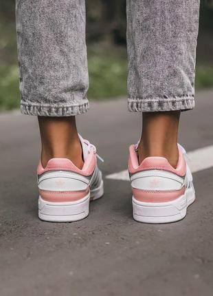 Кросівки жіночі adidas drop step white pink6 фото