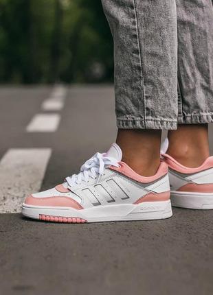 Кросівки жіночі adidas drop step white pink4 фото
