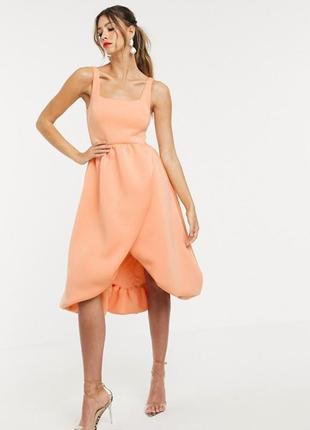 Нарядное новое миди 18р от asos