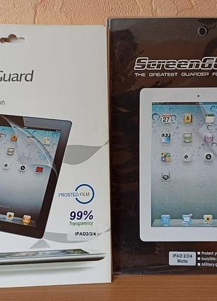 Защитная плёнка на айпад 2 3 4 ipad