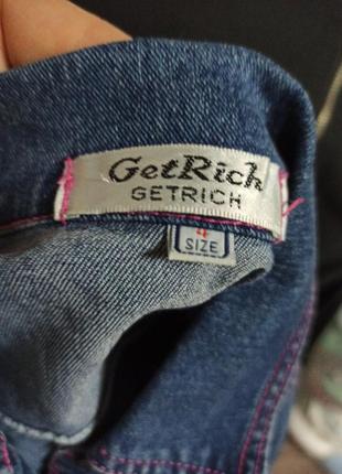 Жакет пиджак джинсовый2 фото