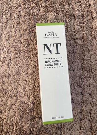 Тонер для проблемной кожи с ниацинамидом cos de baha niacinamide 5% toner panthenol 1%2 фото