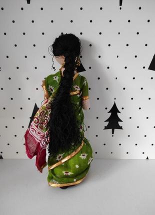 Интерьерная кукла из текстиля индианка