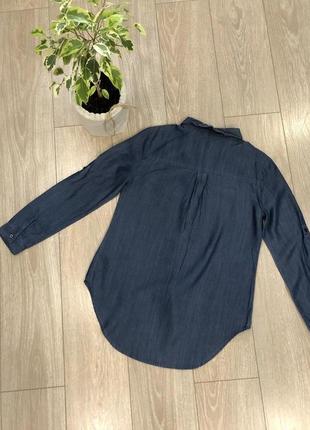 Рубашка джинсовая 100% лиоселл размер 8-103 фото