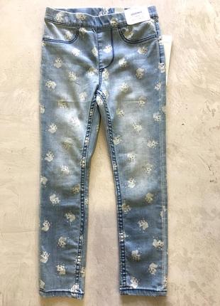 Нові джегінси джинсові легінси джинси стрейч унікорн unicorn 4 5 р 110 см