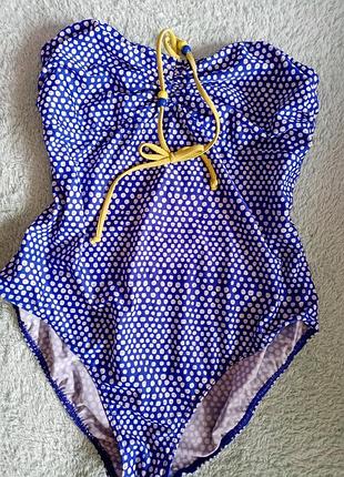 Купальник сдельный в горох marks&spencer