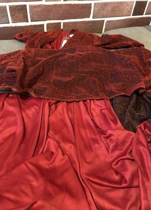 Приголомшливе довге люрексовое плаття сукня з поясом!6 фото