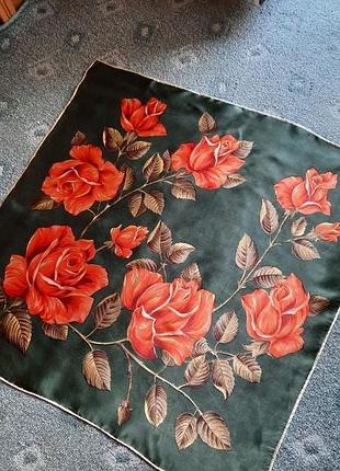 Вінтажний шовковий хустку