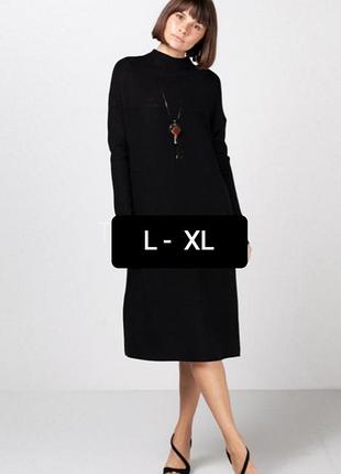 Сукня трикотажне чорне