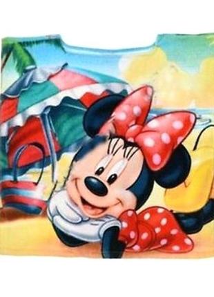 Пончо мінні маус дісней без капюшона х/б