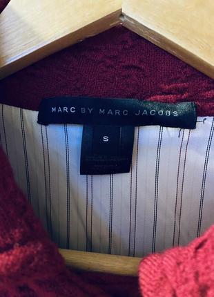 Шерстяной пиджак, блейзер бордовый шерсть marc jacobs9 фото