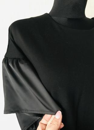 Оригинальная черная блузка2 фото