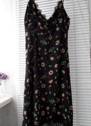 Трендовый сарафан zara  в бельевом стиле