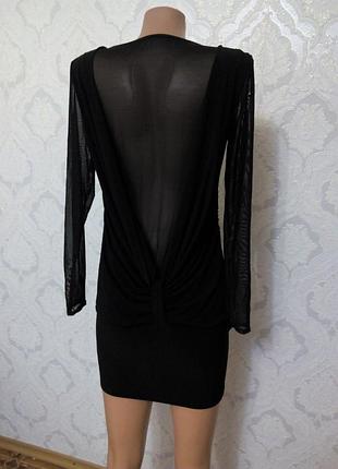 Модное мини платье в паетки 8