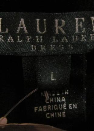 Платье трикотажное ralph lauren с прозрачными вставками по плечам l -50р10 фото