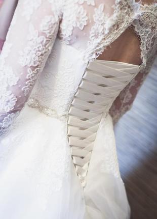 Класична весільна сукня а - силует4 фото
