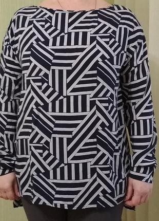 Блузка з геометричним малюнком benetton