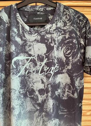 Футболка firetrap skull rose!!!1 фото