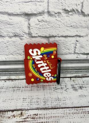 Чохол для навушників airpods 1/2 skittles