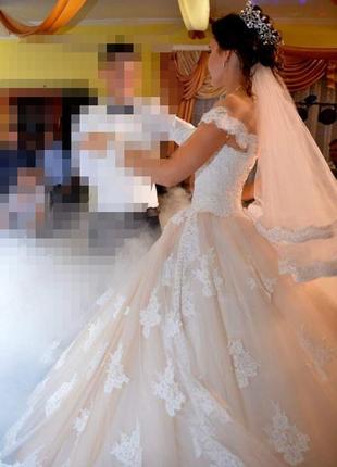 Весільне плаття monica loretti5 фото