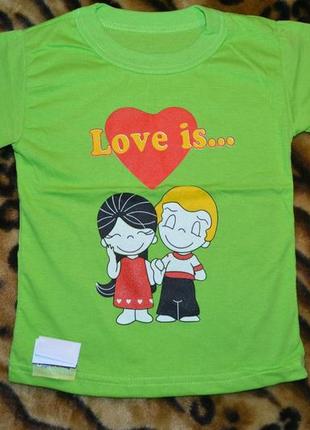 Футболка на дівчинку ріст 86-92см