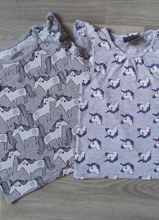 Набор футболочек next/primark на 3-4 года