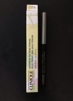 Clinique карандаш для контура глаз quickliner for eyes intense - черный2 фото