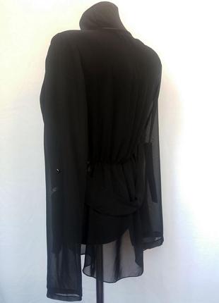 Суперцена. стильный черный пиджак блуза. новый, р-ры s-m6 фото