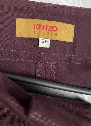 Брюки kenzo цвета марсала, премиум качества s-m3 фото
