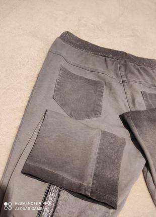 Штаны, брюки с лампасом, кежуал, спорт шик.4 фото