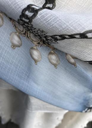 Шифонова блуза реглан,сорочка,туніка,етно стиль бохо,віскоза,5 фото