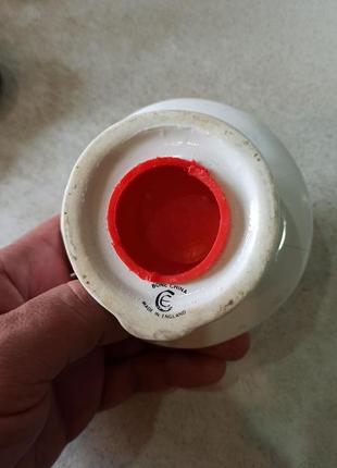 Винтажная керамическая копилка в форме гриба мишки на отдыхе. англия, 80-е годы.