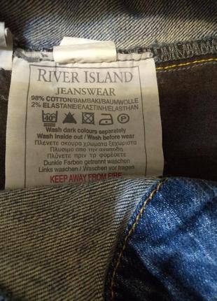 Штаны джинс скинни river island р. 12（38）3 фото
