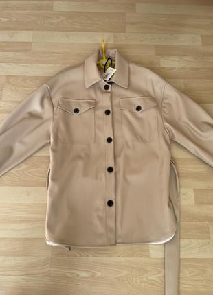 Рубашка,куртка из мягчайшей эко кожи итальянского бренда vicolo.7 фото