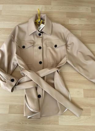 Рубашка,куртка из мягчайшей эко кожи итальянского бренда vicolo.8 фото