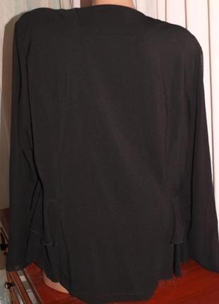 Стильный пиджак (л замеры) рукавчики - шифон, красивый, замечательно смотрится.4 фото
