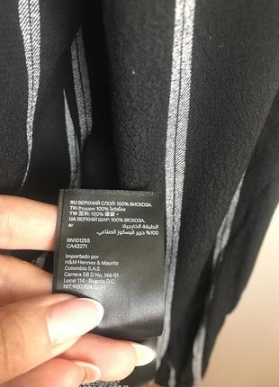 Фирменная блуза из вискозы от h&m м, l9 фото
