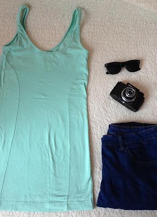 Літній розпродаж! спортивна майка бірюзового кольору, бавовна