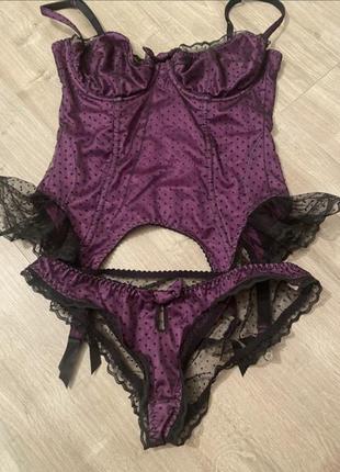 Корсет і трусики agent provocateur1 фото