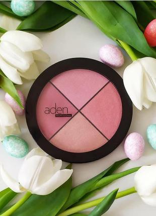 Палетка рум'ян blusher palette aden