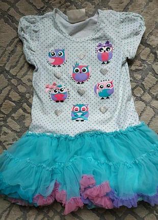 Платье с пышной юбкой петтискерт pettiskirt
