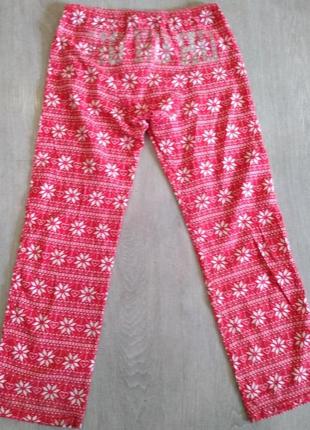 Домашние хлопковые штаны pink. размер xs. 100 % cotton2 фото