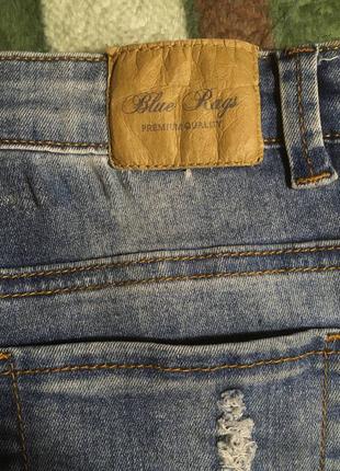 Джинси порвані рвані blue rags, levis, lee ,wrangler рвані джинси3 фото