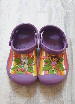 Клоги crocs крокс даша-мандрівниця с8-9 eur 25-26