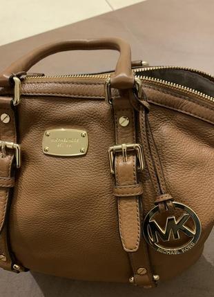 Кожаная большая сумка michael kors5 фото