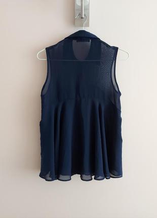 Легкая шифонова блуза, блузка на жару, р. 363 фото