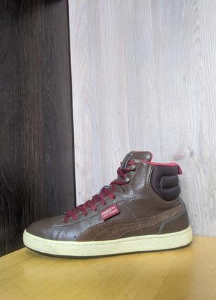Кроссовки ботинки кожаные puma first round