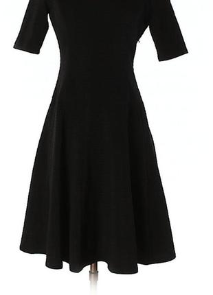 Черное платье а-силуэт с вырезом на 46-48 р6 фото